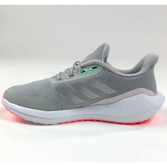 Adidas EQ21 Run J Bounce Kids Size 4.5 Gray Low Running Shoes Sneakers GY9382 - Picture 3 of 9